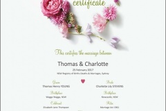 Marriage Floral Pink